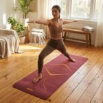 Hykes Yoga Mat for Women & Men - TPE Eco Friendly 6mm thickness Non Slip Classic Pro Exercise Mat for Home Workout Pilates Floor Exercises Gymnastics Meditation with carry Bag & strap - Image 6