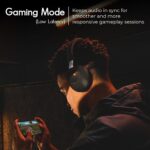 Zebronics Duke (2026 Upgrade) Wireless Headphone, BT v5.3, Upto 60 hrs Playback, 40mm Drivers, Deep Bass, ENC, Gaming Mode, Dual Pairing, LED Lights, Media/Volume Control, Call Function (Black) - Image 5