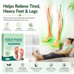 Foot patch Herbal And Gentle Ingredient Detox Foot Pads, Natural Ingredients for Sleep Aid, Pain Relief, Toxin Removal with Bamboo Vinegar and Acupoint Micro-Massage Technology Pack of (30) - Image 4