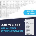 FANACAN 140in1 Precision Screwdriver Set Small Screwdriver Bit Set for DIY Electronic Repairs - Mini Computer Repair Tool Kit - Micro PC, Laptop, iPhone, MacBook Repairing Tools with Case - Image 2