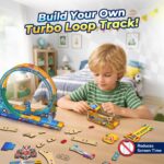 Smartivity High-Speed Race Car Track with Loop for Kids 6-12 Years | 3in1- Car, Loop, Glider Plane Launcher I Build & Play I Birthday Gift for Boys & Girls Age 6,7,8,9,10,11,12 Years - Image 4