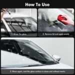 Car Windshield Oil Film Remover Kit | Automotive Glass Cleaning Brush & Cleaner, Anti-Fog, Rainproof, Streak-Free, Universal Fit - Image 8