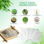 Foot patch Herbal And Gentle Ingredient (10 Pieces) Detox Foot Pads Natural Ingredients for Sleep Aid Pain Relief Toxin Removal with Bamboo Vinegar and Acupoint Micro-Massage Technology (20) - Image 7