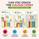 Smartivity Kids Montessori Slide Puzzle I Color & Pattern Matching Learning Toys for Kids 4-8 Years I Birthday Gift for Boys & Girls I Educational Activity I Travel Friendly I Wooden Puzzle - Image 3