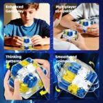 3D Maze Puzzle Cube Brain Teaser Interactive Cube with Rolling Steel Ball IQ Development Educational Puzzle Toy for Kids, Teens & Adults Travel Game Stress Relief Fidget Puzzle - Image 5