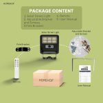 Homehop Solar Light Outdoor Home Garden 50W Wireless Street Automatic Lamp | Solar Street Light Outdoor Waterproof LED Wall Motion Sensor Security for Balcony, Porch, Patio (4000mAh,Cool Light, ABS) - Image 4