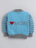 SMAZZ 3-Piece Baby Woolen Winter Set | Soft Knitted V-Neck Sweater, Cap & Socks | Cozy Full Sleeve Cardigan Outfit for Newborn Boys & Girls (0–12 Months) - Image 7