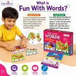 Creative’s Fun with Words 3 Letter Word Building Puzzle for Kids | Preschool Phonics & Spelling Puzzle |Self-Correcting Educational Jigsaw Puzzles |English Learning, Reading & Vocabulary Skills Age 4+ - Image 3