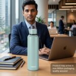 Milton Aura 1000 Thermosteel Water Bottle, 24 Hr Hot and Cold I Leak Proof Lid, ISI Certified I Vacuum Insulated I for Office, Gym, School I Grey - Image 9