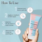 Glamveda Rice & Ceramide Korean Glass Skin Peel off Mask | Reduces Signs of Ageing | For Dry & Dull Skin Brightening & Even Tones Complexion | Peel off Face Mask for Men & Women | 60gm - Image 6