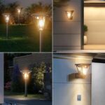 WIDEWINGS Plastic, Abs Solar Lights Outdoor with Motion Sensor with 3 Lighting Modes, Ground Mounting and Wall Mounting, Waterproof Outdoor Solar LED Light, Garden Light, Suitable for Garden (1 Pack) - Image 4