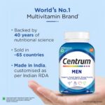 Centrum Men - Multivitamin Tablet for Men | With 23 Vital Nutrients including Zinc, Magnesium, Vitamin B, C, D, Calcium for Energy, Immunity, Muscles and Overall Health | Veg - 50 tablets - Image 10