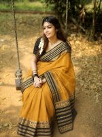Jaanvi fashion Women's Cotton Silk Saree With Zari Work & Unstitched Blouse Piece - Image 2