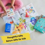 CocoMoco Kids Play Passport for Kids, Geography Educational Toy Activity Kit with Reusable Stickers and World Map, Birthday Return Gift for Kids Ages 4-11 Year olds - Image 6
