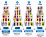 Dorytoy Hopscotch Mat for Kids Floor Games Playmats & Floor Gyms Kith-Kith, Stapu, Langdi, Ekka Dukka, Paandi, Kunte Bille Unique Balancing Game - Image 7