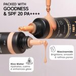 INSIGHT Skin Tint 5-in-1 Serum Foundation (30g) | SPF 20 PA++++ | Lightweight, Hydrating & Brightening with Niacinamide & Rice Water | Primer, Moisturizer & Sunscreen in One | For All Skin Types - Shade: Chai & Chill - Image 4