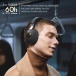 Zebronics Duke (2026 Upgrade) Wireless Headphone, BT v5.3, Upto 60 hrs Playback, 40mm Drivers, Deep Bass, ENC, Gaming Mode, Dual Pairing, LED Lights, Media/Volume Control, Call Function (Black) - Image 3