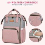 MAMMA Dual Partition Diaper Bag For Mothers for Travel, Baby Bag for Mother Travel,16 Pockets Diaper Bags for Mom and Hospital Bag for Delivery Women,Unisex Baby diaper Bag with 9 Month Warranty - Image 7