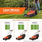 BLACK+DECKER BEMW451BH-B1 1200W Electric Lawn Mower With Bike Handle, 13" (33cm) Winged Blade,Max. Mowing Area 300 Meter Square, 35 L Grassbox Capacity, 12m Cable Length, 1 Year Manufacturer Warranty - Image 7