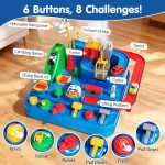 Kidology Car Race Tracks Toy Kids | Car Adventure Rescue Track Set Educational Toy for Boys & Girls 3+ Years | Playset City Rescue Activity For Toddlers | Pre Educational Learning Puzzle Birthday Gift - Image 4