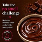 4 in 1 Chocolate Bikini Line Hair Removal Powder Mask for Women Painless & Instant Hair Removal Tan Removal & Skin Nourishment 20 Times Bikini Wax Pack No Heat No Strips 80g (Bikini Wax) - Image 4