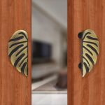 Indeed Antique Finish Brass Door Handle Set for Home,Lemoni Leaf Shape Pull Handle/Home Decor/Glass Door Pull Handle/Door Hardware(160 MM, Pack of 2) - Image 5