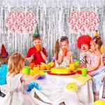 Party Propz Red Confetti Balloons For Birthday - Set of 15 Pcs (12 inch) Christmas Decoration | Giant Confetti Balloons For Decoration | Red Balloon For Decoration Birthday (Latex) - Image 9
