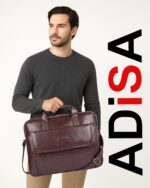 ADISA Laptop Messenger Office Bag Briefcase for Work for Men (LB6052) - Image 6