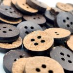 Coconut Shell Buttons 2 Hole Sewing Buttons for Fashion/Replacement/Decorative/Costume's/Jackets/Kurtis and Also Used DIY Art and Craft item (717-Coconut Shell simple button 36pcs)