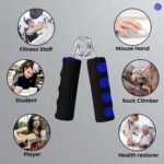 Boldfit Hand Grip Strengthener with Foam Handle, Hand Gripper for Men & Women for Gym Workout Hand Exercise Equipment to Use in Home for Forearm Exercise, Finger Exercise Power Gripper Blue-Black - Image 7