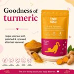 4 in 1 Turmeric Bikini Wax Powder Tan Removal Hair Removal Skin Brightening Turmeric Bikini Line Hair Removal Waxing Powder Made For Sensitive Skin No Heat No Strip Bikini Wax Powder For Women 80g - Image 4