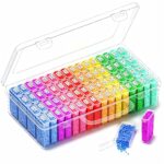 64-Grid Diamond Painting Storage Containers, Portable Transparent Diamond Art Organizer, Which Are Suitable for Quick DIY, Beads and Diamond Art Storage Containers
