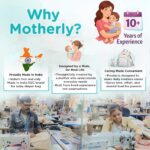 Motherly Patented Diaper Bag Backpack for Moms | Waterproof Baby Travel & Maternity Bag | Spacious Nappy Bag with Insulated Bottle Pockets & Warranty (Floral Series) - Image 9