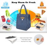 NFI essentials Printed Lunch Bag Thermal Portable Tiffin Bag for Food Travel & Picnic, Lunch Bag for Office - Image 3