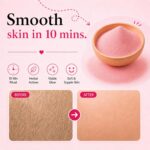 4 in 1 Rose Body Wax Powder for Women Tan Removal Hair Removal Exfoliation Skin | Brightening Skin Full Body Polishing Painless Hair Removal No Strip No Heat Just Smooth Skin 80g (Body Wax Powder) - Image 9