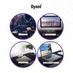 Dyazo Large Anti Slip Keyboard Shortcut Extended Desk mat/Mouse Pad with PS |AI | CDR | PR | Word | excel | PPT Shortcut Keys Computer mat for Laptop Size 800 x 300 x 3 mm (Black No Logo) - Image 7
