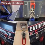 Heavy Duty Toggle Clamp Latch, Adjustable Quick Release Draw Latch with Lock Hole, 330lbs Holding Capacity for Tool Box, Cabinet, Door, Case, Lid, Woodworking Jig & IndustrialEquipment (4) - Image 6