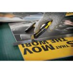 STANLEY STHT10323-800 18 mm Plastic Slide Lock Snap-Off Knife for Home & Professional Use, Carbon Steel Blades with 15 Cut-Off Points for Precision, YELLOW & BLACK - Image 6