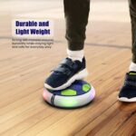 Mirana Air Football Smart Toy for Kids | 3-Mode USB Type-C Rechargeable Hover Ball | Indoor Electric Hoverball with LED Lights | Birthday Gift for Boys & Girls 2 3 4 5 6 7 8 9 10 Years (Blue-Green) - Image 4