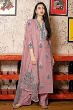 GoSriKi Women's Cotton Blend Straight Hand Block Printed Kurta with Pant & Dupatta | Ethnic Wear for Women | Indian Casual Office Daily Summer Outfit - Image 4