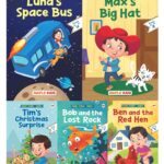 Story Books for Kids - Phonic Reader - Vowels (Set of 5 Books) (Illustrated) - Vowels phonics Books for Early Readers - Vowels Storybooks - Read Aloud to Infants, Toddlers - Age 2+