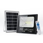 Homehop Solar Light Outdoor Home Garden 50W Waterproof Flood LED Wall Lamp | Solar Flood Light Outdoor Automatic Security for Porch, Patio, Pathway, Indoor With Remote Control (6000mAh, Cool White, ABS)