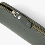 Bellblock Classy Pencil Pouch | Multi-Use Travel Organizer Pouch for Stationery/Cosmetic/Makeup Brushes | Premium Pencil Case for School, Office | Vegan Leather (Dark Green) - Image 6