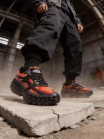 Bacca Bucci Colossus Men's Chunky All-Terrain Sneakers with Rugged Outsole & Ortholite Insole | Outdoor Trail Walking Shoes | Breathable Mesh & Synthetic Uppers