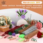 Pipe Cleaners 100Pcs Chenille Stems Pipe Cleaners Craft, Creative Craft Material, Crafting Supplies for Festivals Flower Making, DIY Home Decorations - Image 2