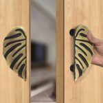 Indeed Antique Finish Brass Door Handle Set for Home,Lemoni Leaf Shape Pull Handle/Home Decor/Glass Door Pull Handle/Door Hardware(160 MM, Pack of 2) - Image 3