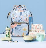 ShopyVid Babies Diaper Bag for Mothers | Maternity Bag for Travel | New Born Baby Diaper Bag for Mother, Multi Compartments, Insulated Bottle Pockets (Waterproof, 17 litres) - Image 3