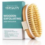 Episkey Dry Skin Body Brush Improves Skin's Health and Beauty With Natural Bristle | Remove Dead Skin and Toxins, Cellulite Treatment, Exfoliates, Stimulates Blood Circulation (WOODN_BATH)