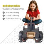 MakerVerse GobbleBot | DIY Electronic Robot Kit | Robot with Remote Control | Science Project for Age 8, 9, 10, 11, 12, 13, 14 (Wood) for Boys & Girls for Boys and Girls - Image 7