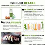 Foodie Puppies Dental Care Cool Mint Toothpaste for Dogs - 100g with Soothing Mix of Clove and Cinnamon Oil | Tartar Control Enzymatic Toothpaste Suitable for all Dogs and Puppies - Image 2